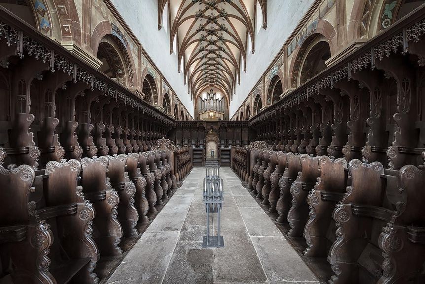 Choir stalls in the church at Maulbronn Monastery